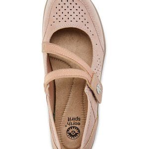 Earth Spirit Shoes Women's Suede Leather Mary Jane Slip-On Flats NWT Sz 9.5
